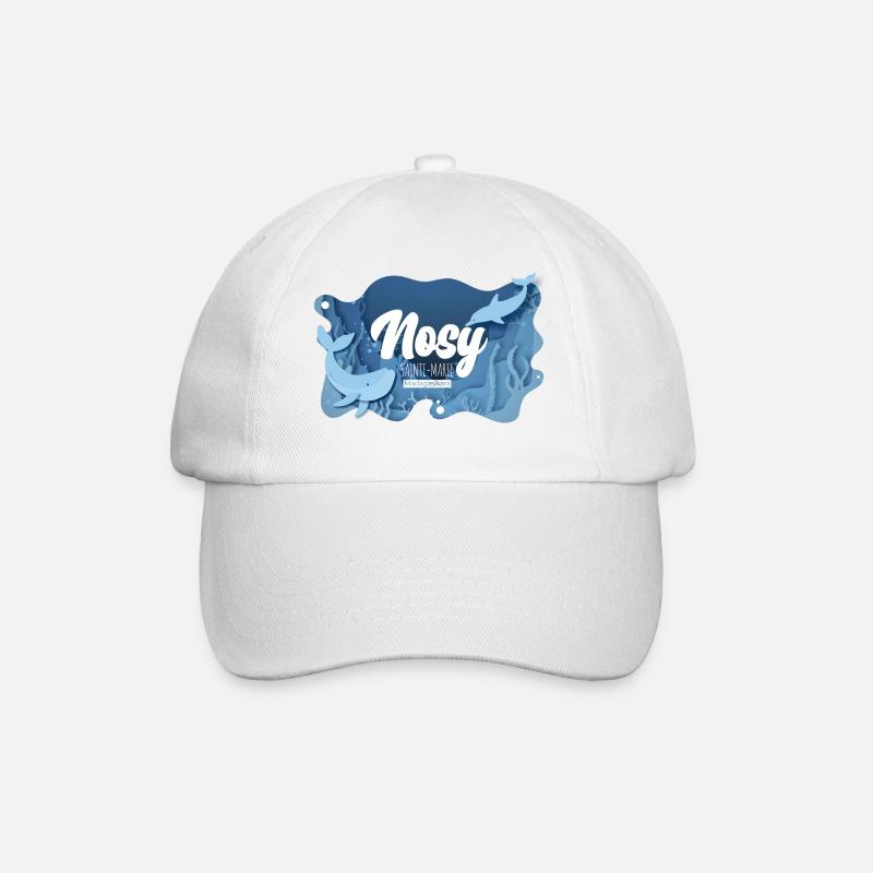 Île Sainte Marie Madagascar - Casquette classique - blanc/blanc