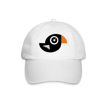 Bird - Baseballkappe - Weiß/Weiß - Vorne