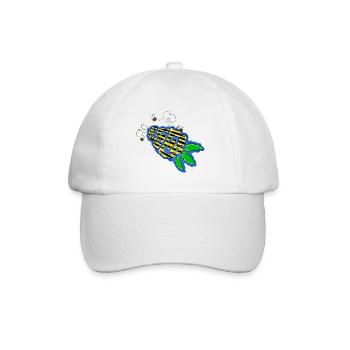 bee weed - Casquette classique - blanc/blanc - Devant