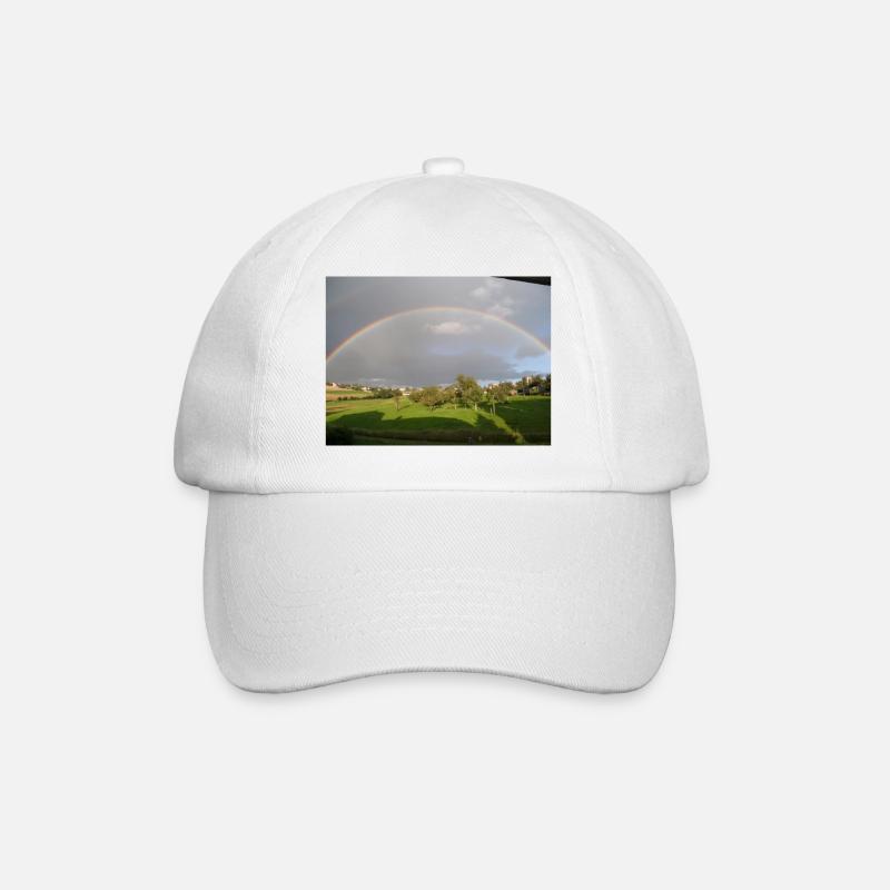 arc en ciel - Casquette classique - blanc/blanc