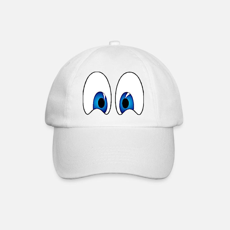 Yeux 4 - Casquette classique - blanc/blanc