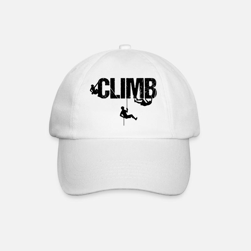Escalade, sport, escalade, escalade, loisir, bloc - Casquette classique - blanc/blanc