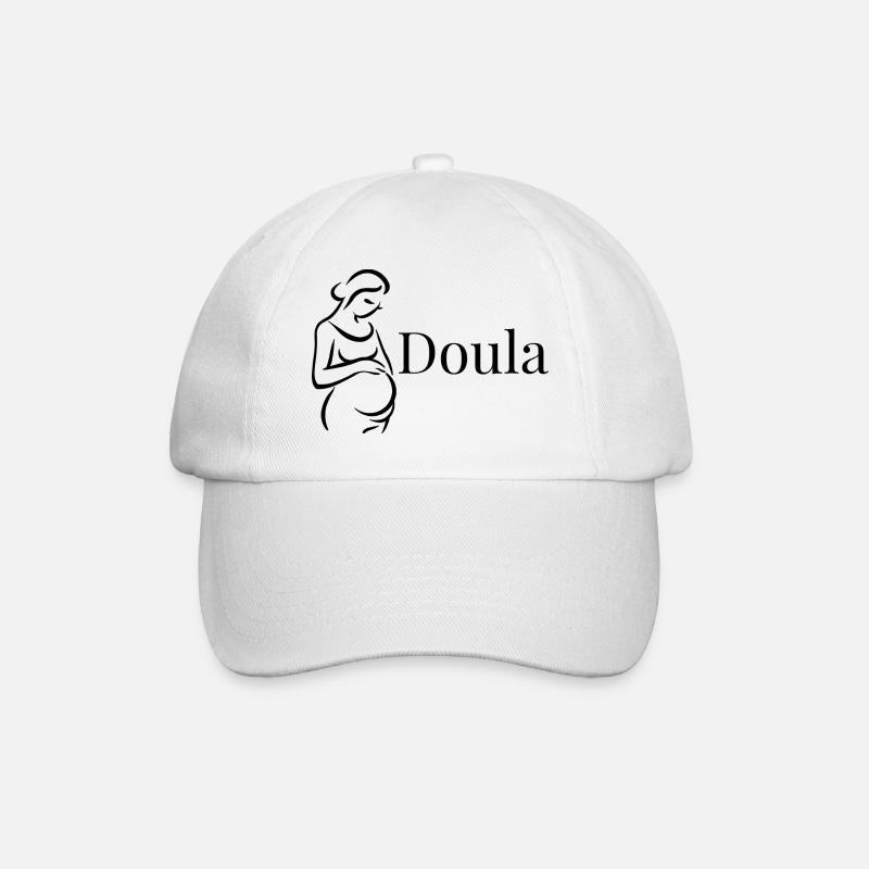 Doula - Baseball Cap - white/white