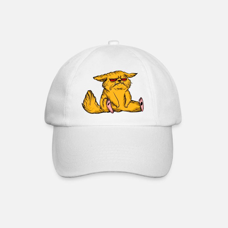 Lustige Katzen 1 - Baseballkappe - Weiß/Weiß