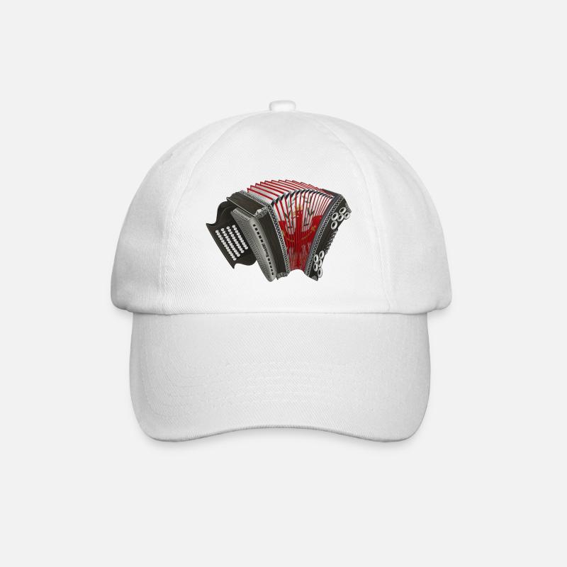 Harmonica de Styrie - Tyrol / Tyrol du Sud | ZiachON ! - Casquette classique - blanc/blanc