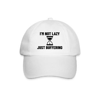 JE NE SUIS PAS PARESSEUX JUSTE TAMPON - Casquette classique - blanc/blanc - Devant