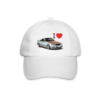 I Love SLK 32 - Baseball Cap - white/white - Front