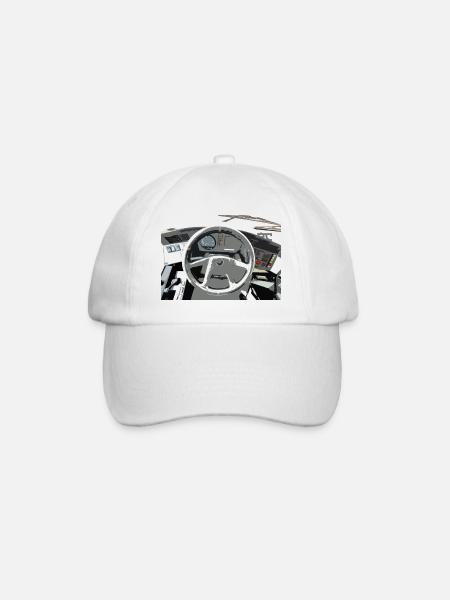Dashboard T Shirt - Baseballkappe - Weiß/Weiß