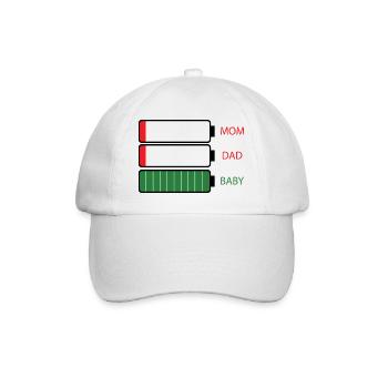 Energie parent - Casquette classique - blanc/blanc - Devant