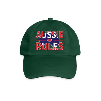 AUSSIE RULES - Baseball Cap - bottle green - Front