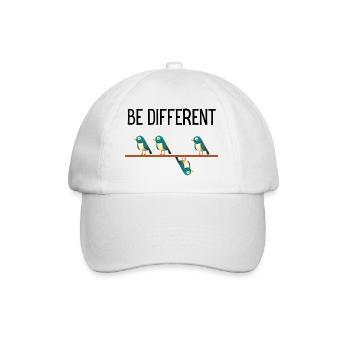 Be Different Vögel Birds - Casquette classique - blanc/blanc - Devant