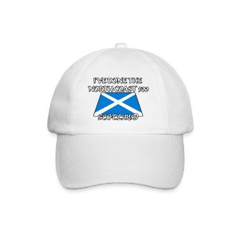 scotland north coast - Baseball Cap - white/white - Front