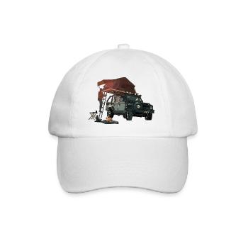 Tente de toit - Casquette classique - blanc/blanc - Devant