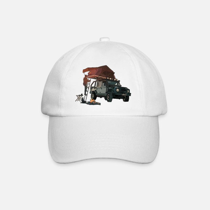 Tente de toit - Casquette classique - blanc/blanc