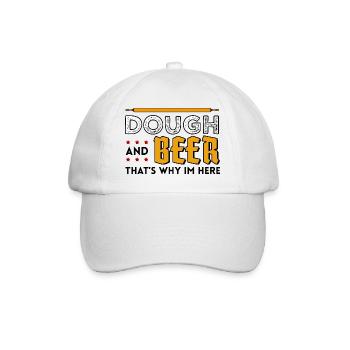 baking baker beer is love gift cake profession - Baseball Cap - white/white - Front