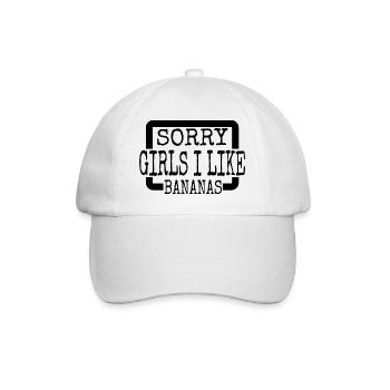 gay same rights bday cool fun happy rainbow humor - Baseball Cap - white/white - Front