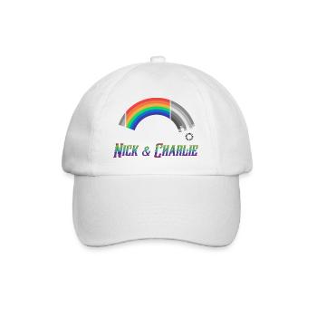 Heartstopper Rainbow Nick and Charlie LBGTQIA+ - Baseball Cap - white/white - Front
