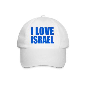 I love israel - Baseball Cap - white/white - Front