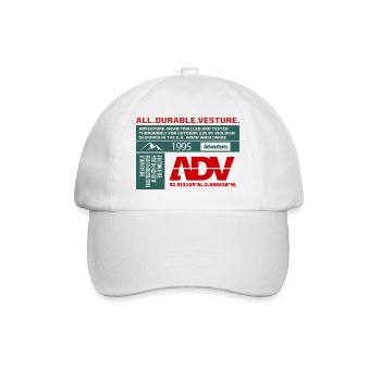 TGF BRO ADVENTURE new 2022 design - Baseball Cap - white/white - Front