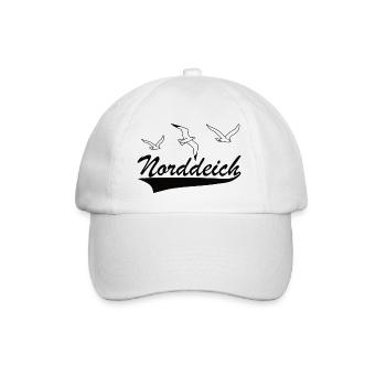 Norddeich - Baseballkappe - Weiß/Weiß - Vorne