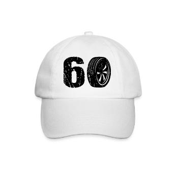 60 Sport automobile - Casquette classique - blanc/blanc - Devant