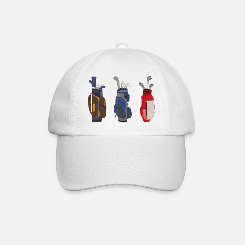Sacs de golf géniaux - Casquette classique - blanc/blanc