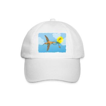 The hummingbird - Baseball Cap - white/white - Front
