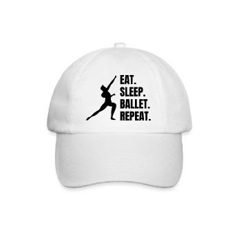 Ballet Dancer Dance Class Gift Dance Ballerina - Baseball Cap - white/white - Front