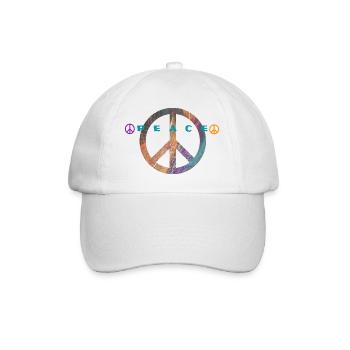 J’aime les vêtements / Paix - Casquette classique - blanc/blanc - Devant