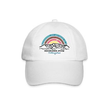 Hochkönig Berg Mühlbach Salzburg Hiking Souvenir - Baseball Cap - white/white - Front