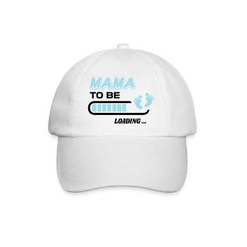 future maman. Patienter cadeau naissance - Casquette classique - blanc/blanc - Devant