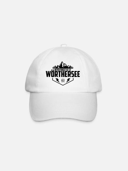 wörthersee never forget - Baseballkappe - Weiß/Weiß
