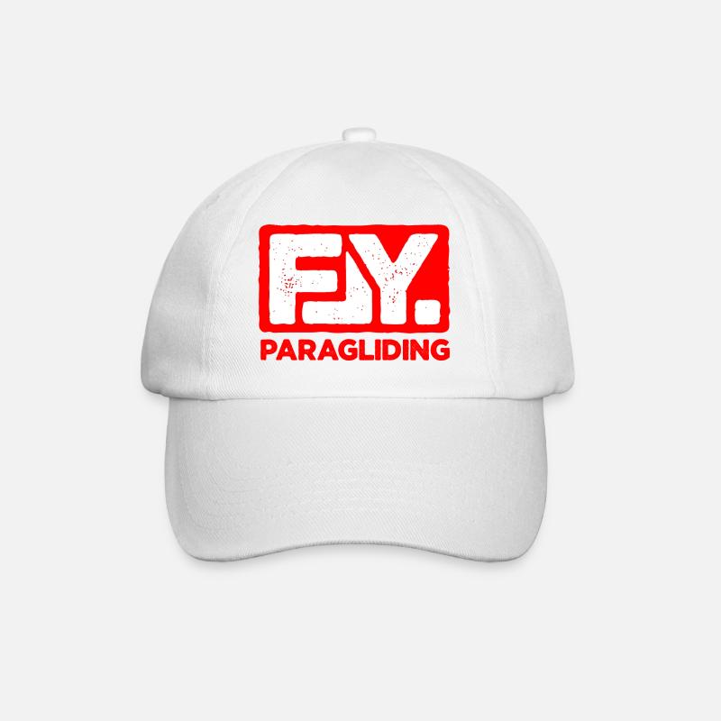 FLY PARAGLIDING - Baseballkappe - Weiß/Weiß