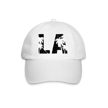 Los Angeles LA Palm Trees - Baseball Cap - white/white - Front