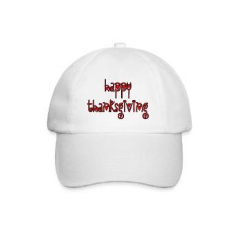 Joyeux Thanksgiving. Joyeux thaksgiving - Casquette classique - blanc/blanc - Devant