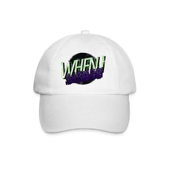 basketball bday funny sayings barbells happy - Baseball Cap - white/white - Front