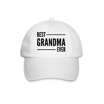 BESTE OMA ALLER ZEITEN. OMA GESCHENK. - Baseballkappe - Weiß/Weiß - Vorne