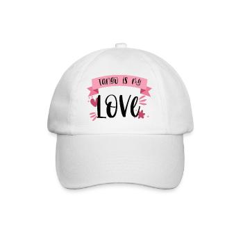 Le tango est mon amour! Cadeau de danse de danseur - Casquette classique - blanc/blanc - Devant