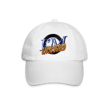 Baby Statement Bday Geek Happy Dinosaur Tshirt - Baseball Cap - white/white - Front