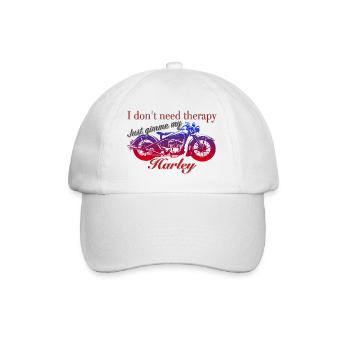 Auto-thérapie - Casquette classique - blanc/blanc - Devant