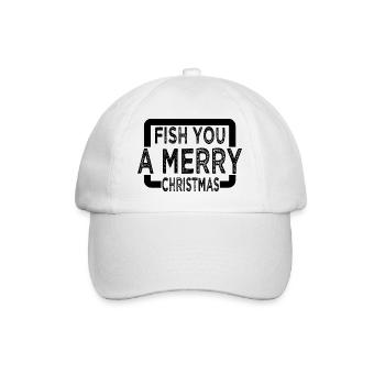 Fish Beach Dinosaur Tshirt Funny Gym Beach Holiday - Baseball Cap - white/white - Front