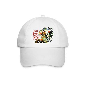 just be you - Baseball Cap - white/white - Front