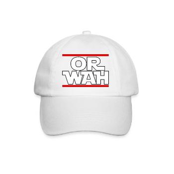 OR WAH - Baseball Cap - white/white - Front