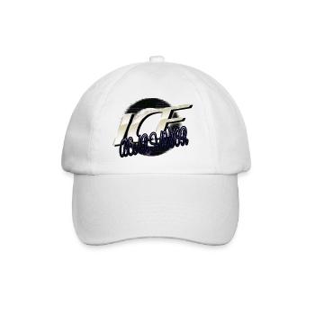 happy animal rights awareness fun quote - Baseball Cap - white/white - Front