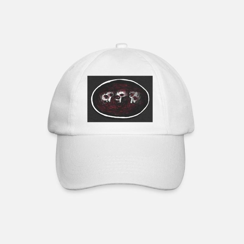 Macbeth Hexen - Baseballkappe - Weiß/Weiß