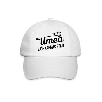 Umeå, City of Birches - Baseball Cap - white/white - Front