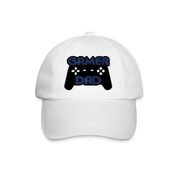 Gamer dad - Casquette classique - blanc/blanc - Devant