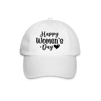 Joyeuse Journée de la Femme - Casquette classique - blanc/blanc - Devant