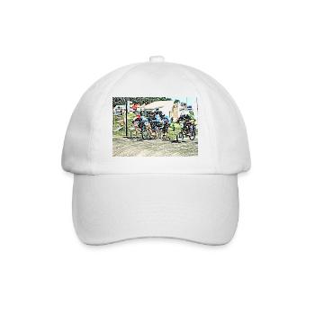BMX - Baseball Cap - white/white - Front