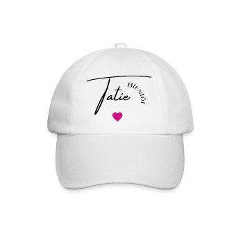 Bientôt tatie - Casquette classique - blanc/blanc - Devant